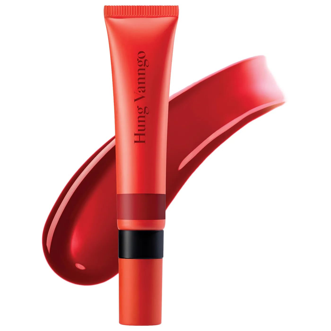 HUNG VANNGO BEAUTY Glossy Lip Hue Hydrating Lip Shine – High Shine Lip Gloss with Hyaluronic Acid – 0.5 fl oz / 15 ml (88 - Light NudeN) | Precise contour