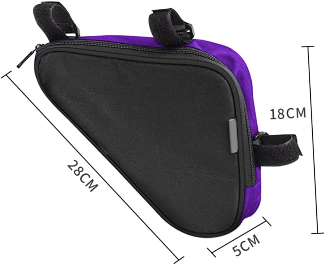 balacoo 3pcs Bike Frame Bag Multi-function Pouch for Phones Tools Accessories Easy Installation for Folding Storage Deep