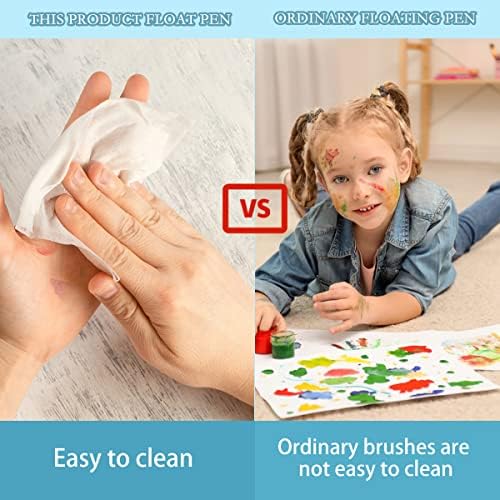 VicBou 12 Color Magical Water Painting Pen, Magic Doodle Drawing Pens Colouring Pens with Spoon for Kids, Magic Painting Pens Floating Educational Toys and Gifts for Boys Girls