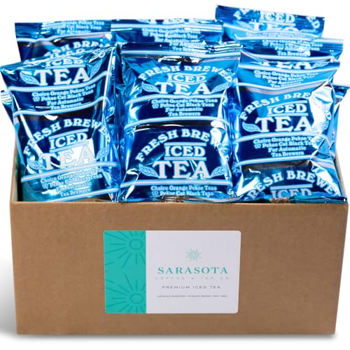 Image of Sarasota Tea, 3.5 Gallon Tea Bags, Gourmet Black Orange Pekoe Iced Tea Packs, (20 Count)