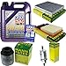 Produktbild Filter Set Inspektionspaket 5 Liter Liqui Moly Motoröl Leichtlauf High Tech 5W-40 MANN-FILTER Innenraumfilter Kraftstofffilter Luftfilter Ölfilter