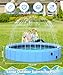 EPN Large Foldable Dog Pool – 0.55MM PVC 2-in-1 Portable Bathtub & Sprinkler for Dogs, Cats, Kids – Heavy Duty, Non-Slip, Summer Water Toy (106 in)