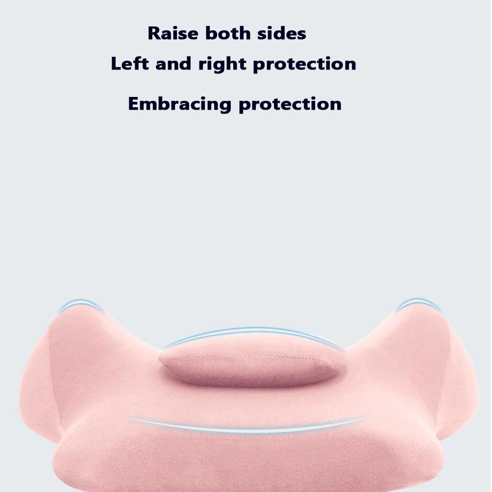 Healthy Support Waist Pillow with Raised Points, Comfortable to Massage and Press 41 * 15 * 35CM (Pink)