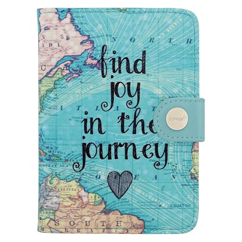 ZOPPEN Passport Holder Women, Passport Cover Travel Wallet Rfid Blocking Passport Wallet Cover Case...