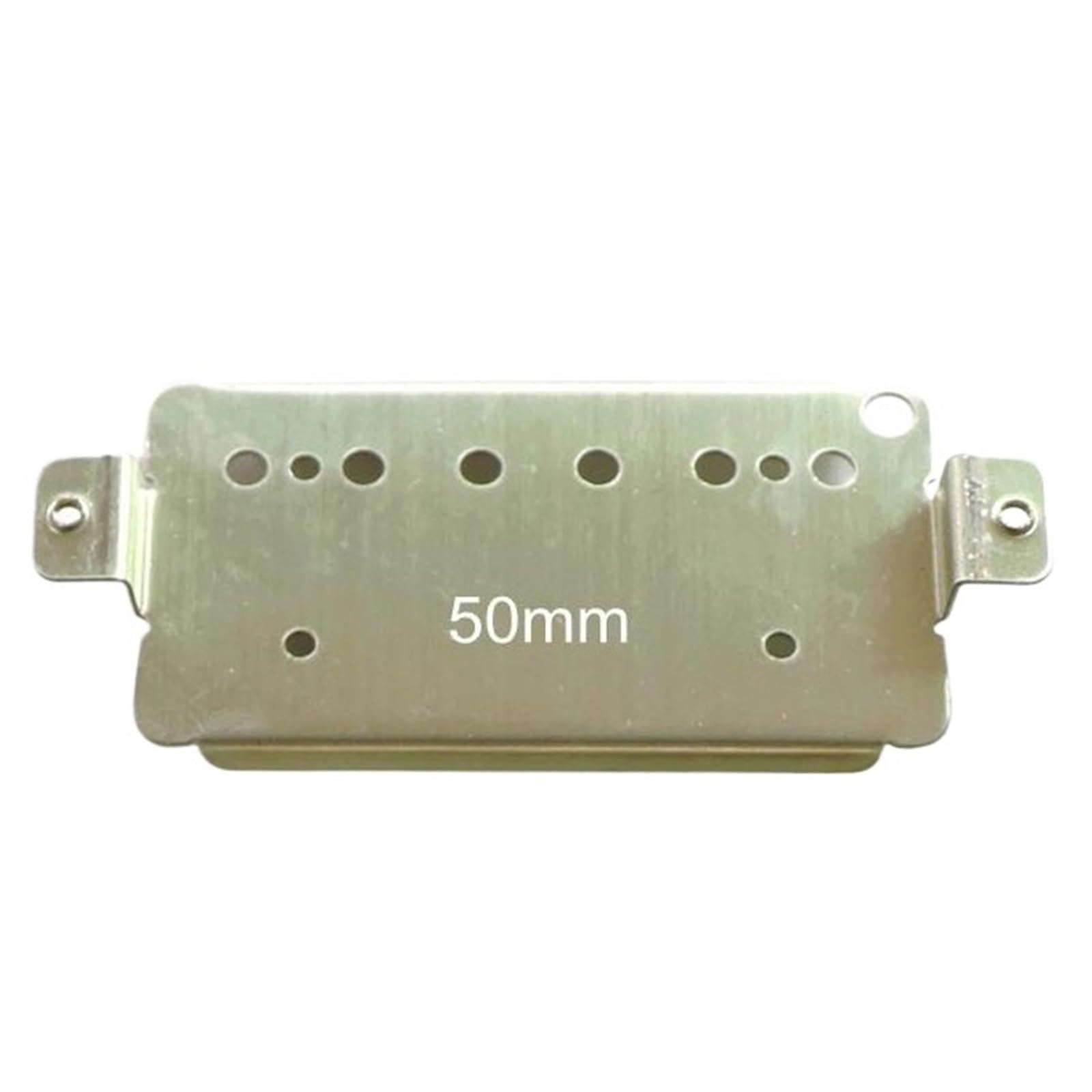 gitarrenzubehör für anfänger 2 Stück Standard-Schraubenlöcher Vintage-Nickelsilber Für LP-Humbucker-Gitarren-Tonabnehmer-Grundplatte Mit 50/52 Mm Saitenabstand(50mm)