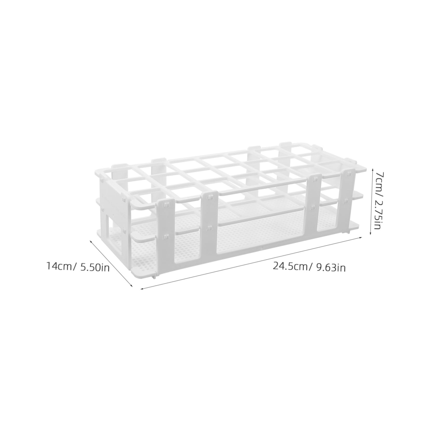 ULDIGI Decorative Home Office Test Tube Holder Sturdy Plastic Storage Stand for Hydroponic Racks