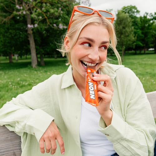 NEOH Erdnussriegel ohne Zuckerzusatz | kein zugesetzter Zucker & Palmölfrei | 100% Vegan | Proteinreich | Gesunde Snackalternative | 12er Pack