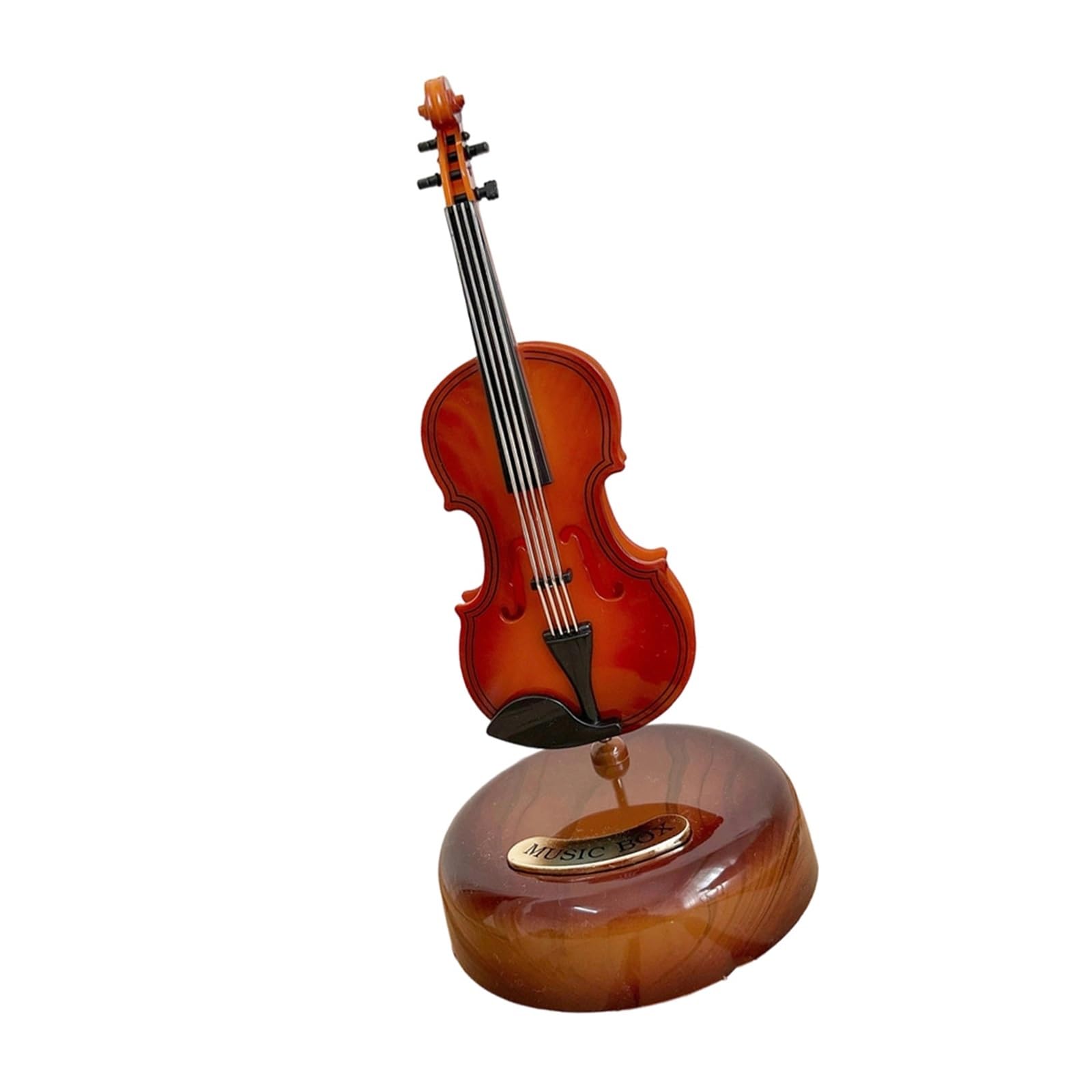 ZXFJYUIP Classic Orchestral Instruments Guitar Trumpet Music Box Professional Decorative Items For Home Décor(Type 1)