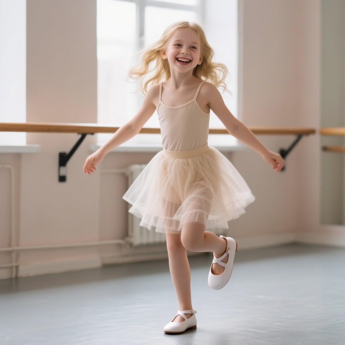 Otter MOMO Toddler Little Girls Princess Shoes Mary Jane Ballerina Flats Flower Girl Dress Shoes - Image 3