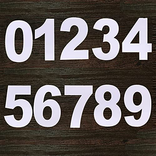 Eorta 0-8 Numeral Cake Stencils Molds 12 Inch Arabic Number Cake Maker Decorative Fillings Layered Cake Baking Tools For Diy Wedding Birthday Anniversary, White #TOP2