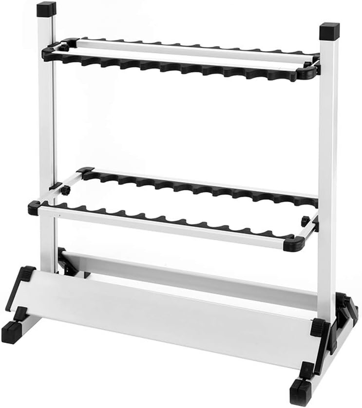 Fishing Rods Rack, Display Stand Fishing Gear Cues Club Storage Shelf ()