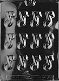 Grandmama's Goodies J059 Musical Note Chocolate Candy Mold with Exclusive Molding Instructions