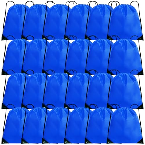 HYTHOZO 24 unidades de mochilas com cordão, bolsa de cordão, bolsa esportiva com cordão, bolsas...