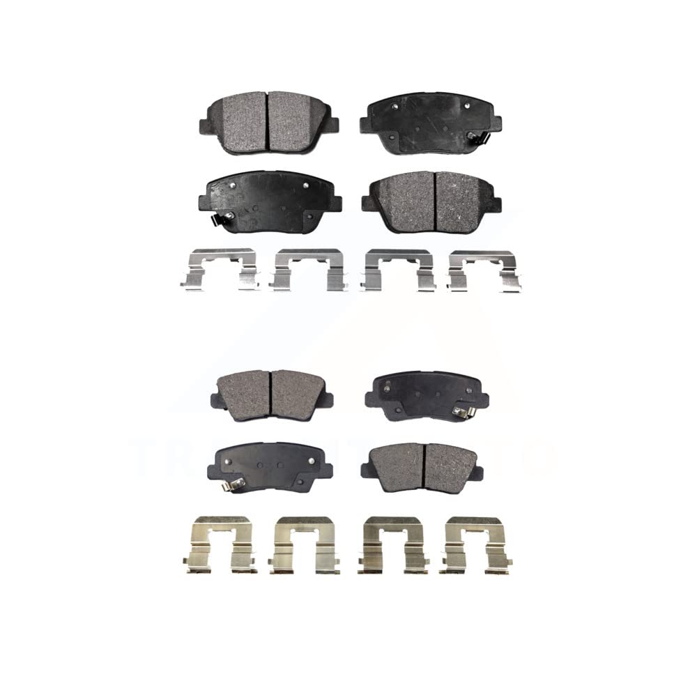 Front Rear Semi-Metallic Brake Pads Kit For Hyundai Sonata Kia Optima KPF-100188