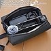 Stylish PU Leather Carrying Case for 3, Large Capacity with Soft Velvet Interior, Dual Anti Slip Zippers, Compact Portable Shoulder