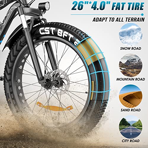 Vivi F26FUL All Terrain Electric e Bike for Adult, 26" x 4.0'' Fat Tire by Vivi - Image 6