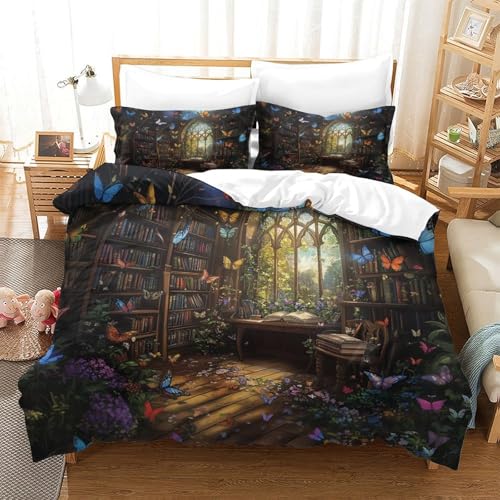 Housse de couette 3D super douce en microfibre résistante 140x200 - 3