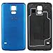 XFU Akkudeckel mit Wasserdichtem Gummiring für Samsung Galaxy S5 G900I G900F Original Akku Deckel Backcover(Blau)