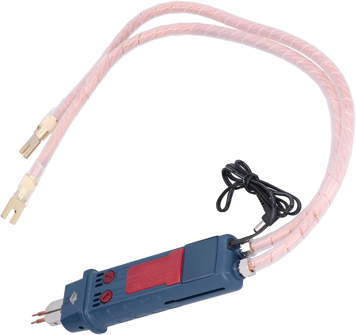 Fafeicy Integrated Spot Welding Pen Battery Spot Welder Handheld Trigger Switch Soldering Pencil (73B Soldering Pen (25 Square Copper Wire)
