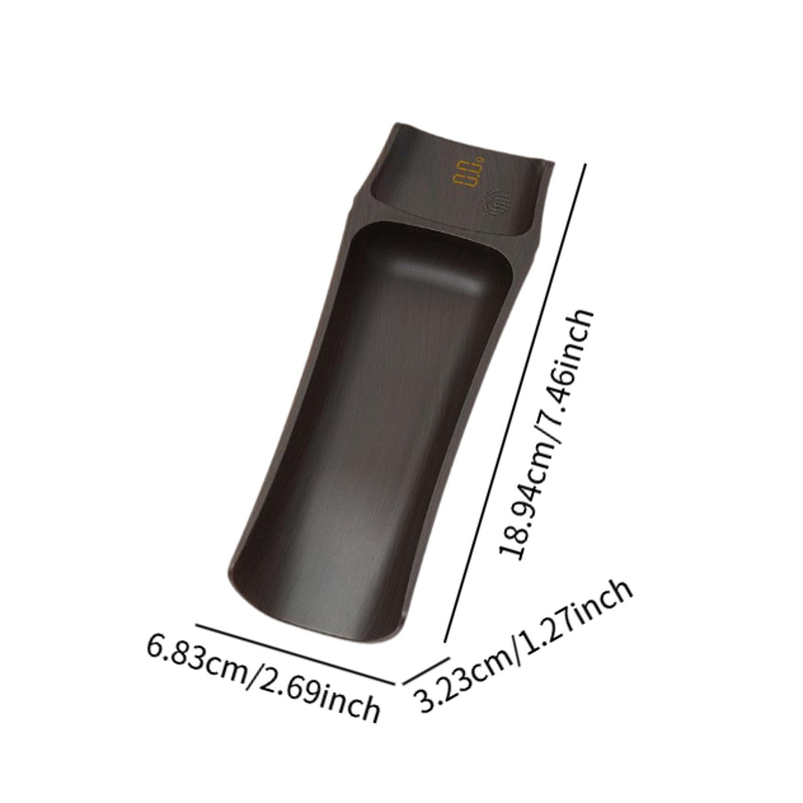 Digitale Holzwaage, Elektronische Teewaage, Löffel für Losen Tee, Elektronische Kaffeewaage, Schwarz