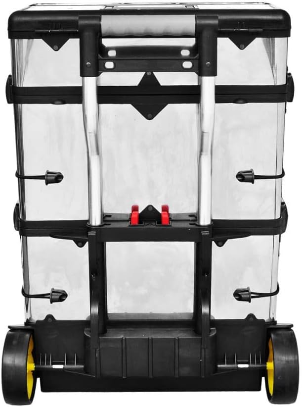 Exclusive Discount 80% Offer Tidyard 3-Part Rolling Tool Box with 2 Wheels, Portable Tool Chest, Removable Tool Storage Boxes with Sliding Drawers