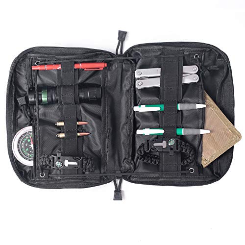 Tactical Molle Tool Pouch Multi-Purpose Modular Utility Bag (Black) #TOP3
