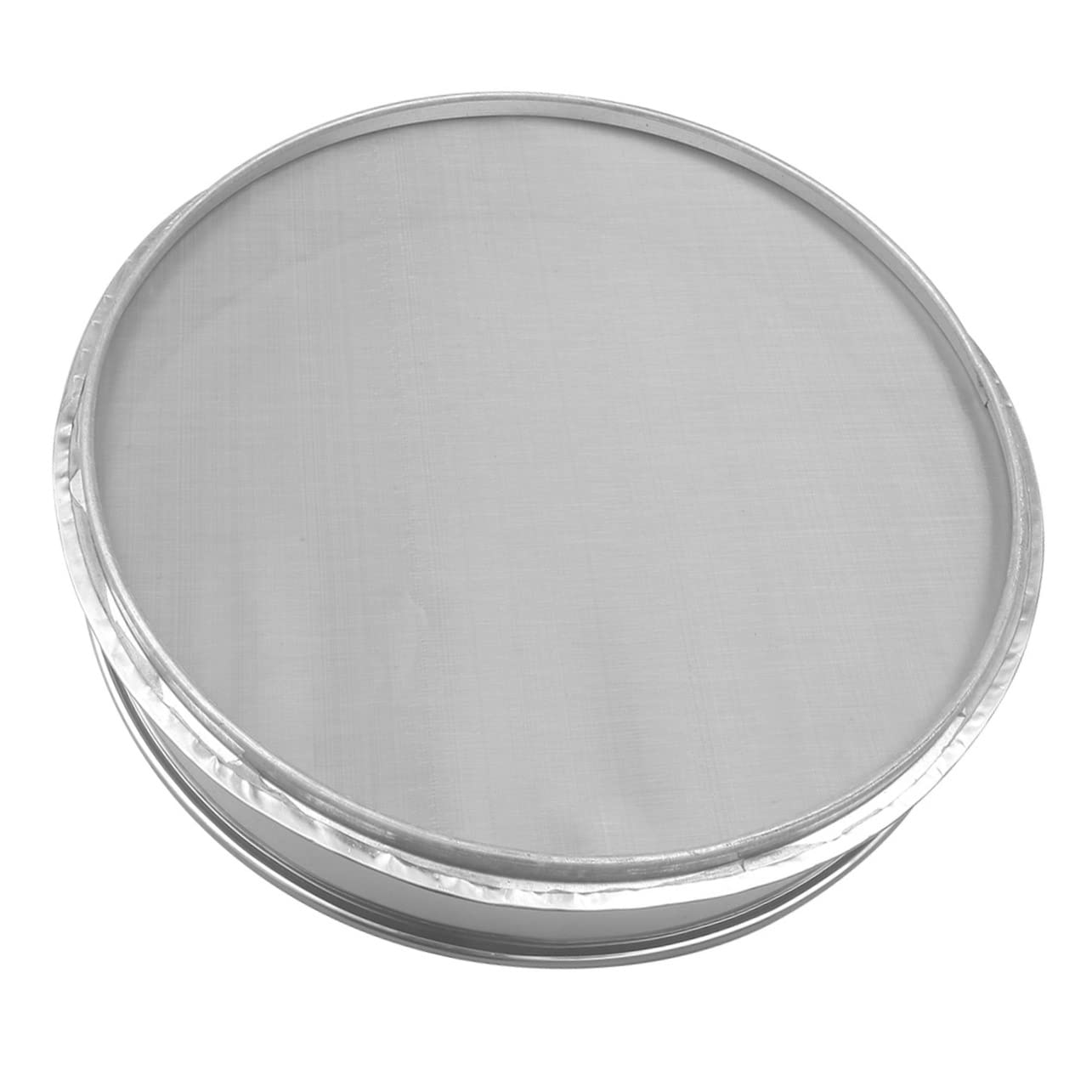 Cabilock Cedazo de Acero Inoxidable Reutilizable de Malla Fina de 35 Cm para Jardinería y Plantación, Pantalla Vibratoria de Polvo Que Ahorra Trabajo
