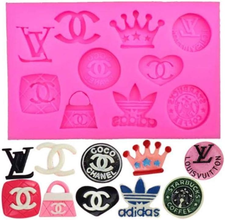 Cake Deco Brand Logos Fondant Marzipan Mould