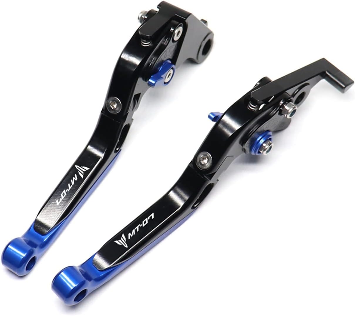 Brake Clutch Lever Replacement for Ya MA HA MT-07 2014-2021 MT FZ 07 18 17 Motorcycle Folding Extendable CNC Stretch Brake Tie Rod Brake levers(A1)