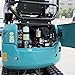 DigMaster 2.5 Ton Mini Excavator, 17 HP KubotaDiesel Engine, Hydraulic Thumb, Compact Design for Construction & Landscaping (Blue)