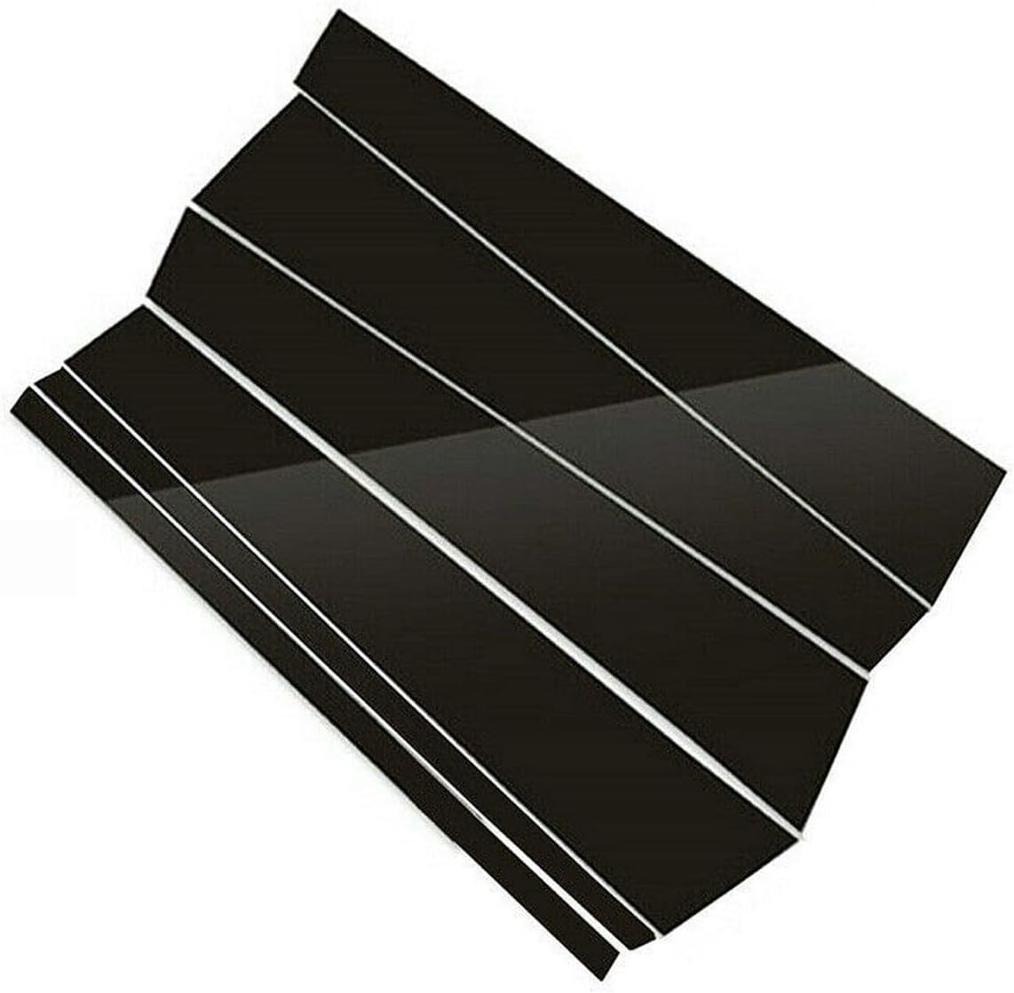 Door Window Panel Pillar Post Trim Cover for Honda Odyssey 2005 2006 2007 2008 2009 2010 Black ABS