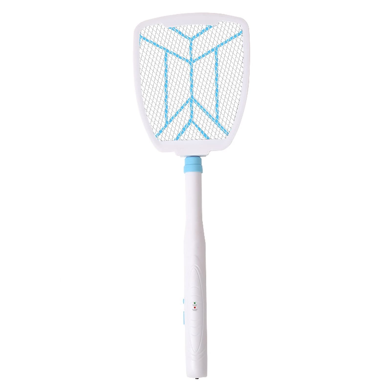 Tapette à mouche électrique, 2500 V pliable et réglable pour tuer les mouches, tapette à moustiques électrique, raquette anti-insectes pour la maison, intérieure et extérieure, grande surface, bleu