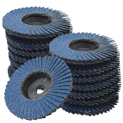 Disques abrasifs bleus à lamelles Hoypeyfiy pour restaurer et ébavurer le métal à l'atelier