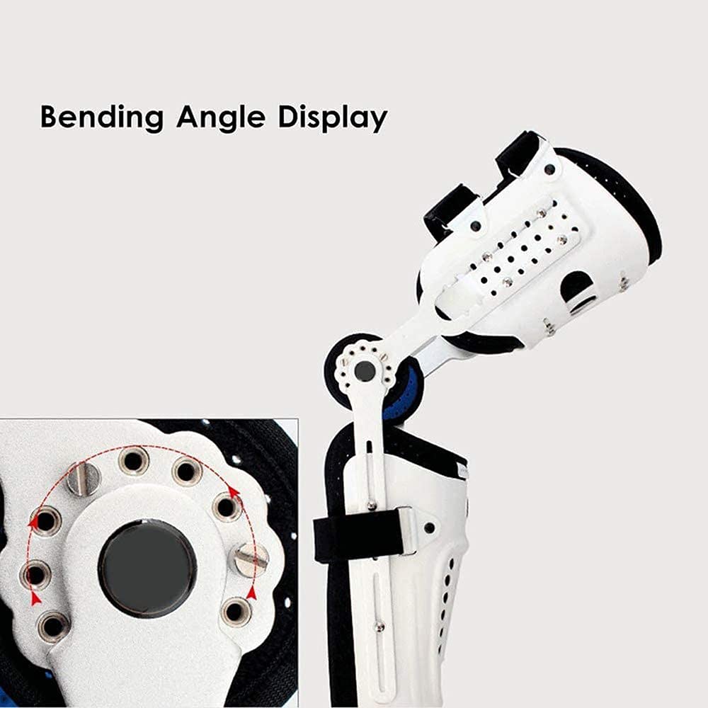 Ortesis Ortopédica de Rodilla Ajustable, Rodilleras Ortopedicas Ligamentos, Soporte de Rótula Estabilizador Órtesis Férula Reduce El Dolor de Rodilla O Artrosis, Left, M