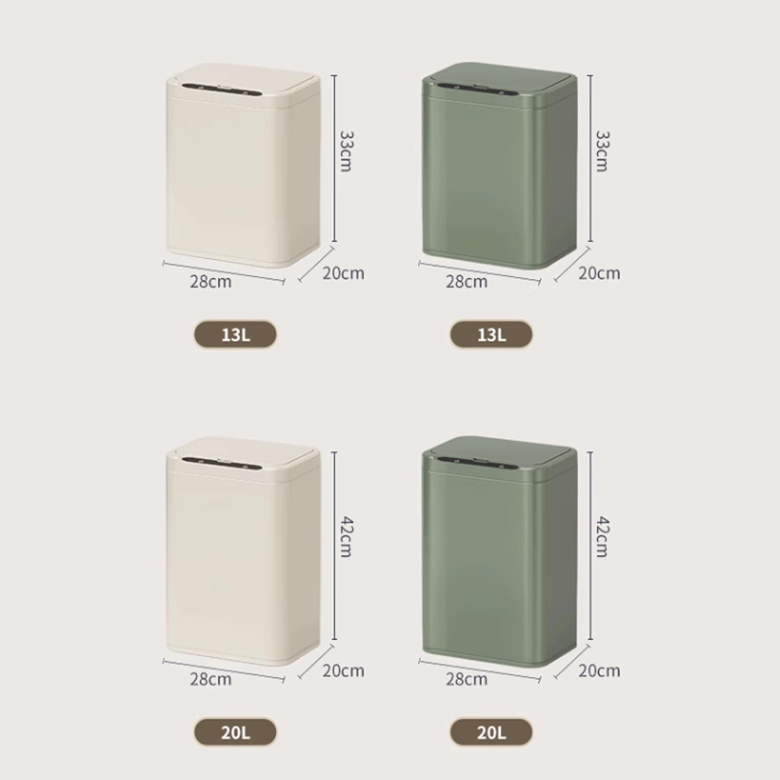 Cestino per la spazzatura interno alla moda, Pattumiera con sensore intelligente Cucina for soggiorno in acciaio inossidabile for uso domestico con coperchio Cestino for carta igienica automatico di l