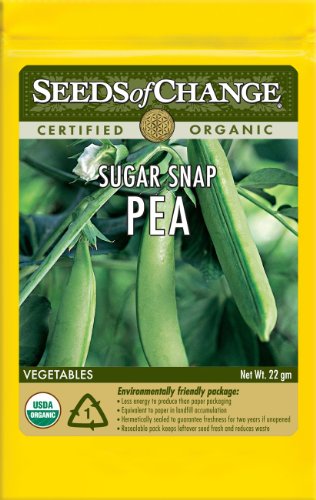 Seeds of Change S15085 Certified Organic Sugar Snap Pea