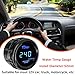 LKRXW Car Water Temperature Gauge 12V Auto Water Temp Gauge Fahrenheit 2