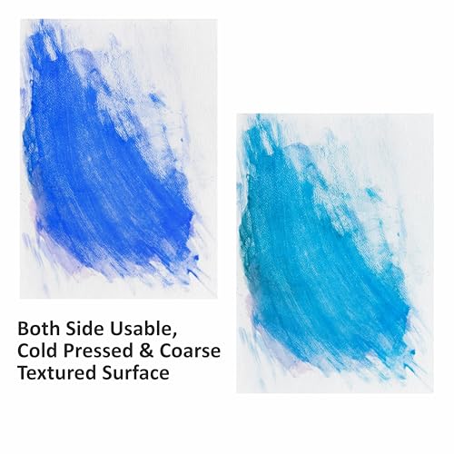 Image of Anupam Professional Watercolour Paper | A6 (15X10CM) 300 GSM Cold Pressed Paper |Acid-Free 40 Sheets | Ideal for Artist, Professional Drawing, Painting Dry & Wet, Fine Art, School, Students