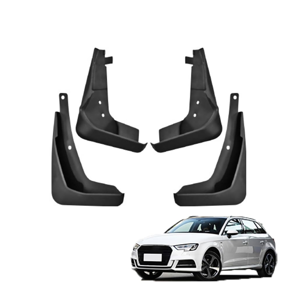 AMHVMU 4pcs Mud Flaps for Audi A3 (Hatchback - Sport Version) 2017-2020
