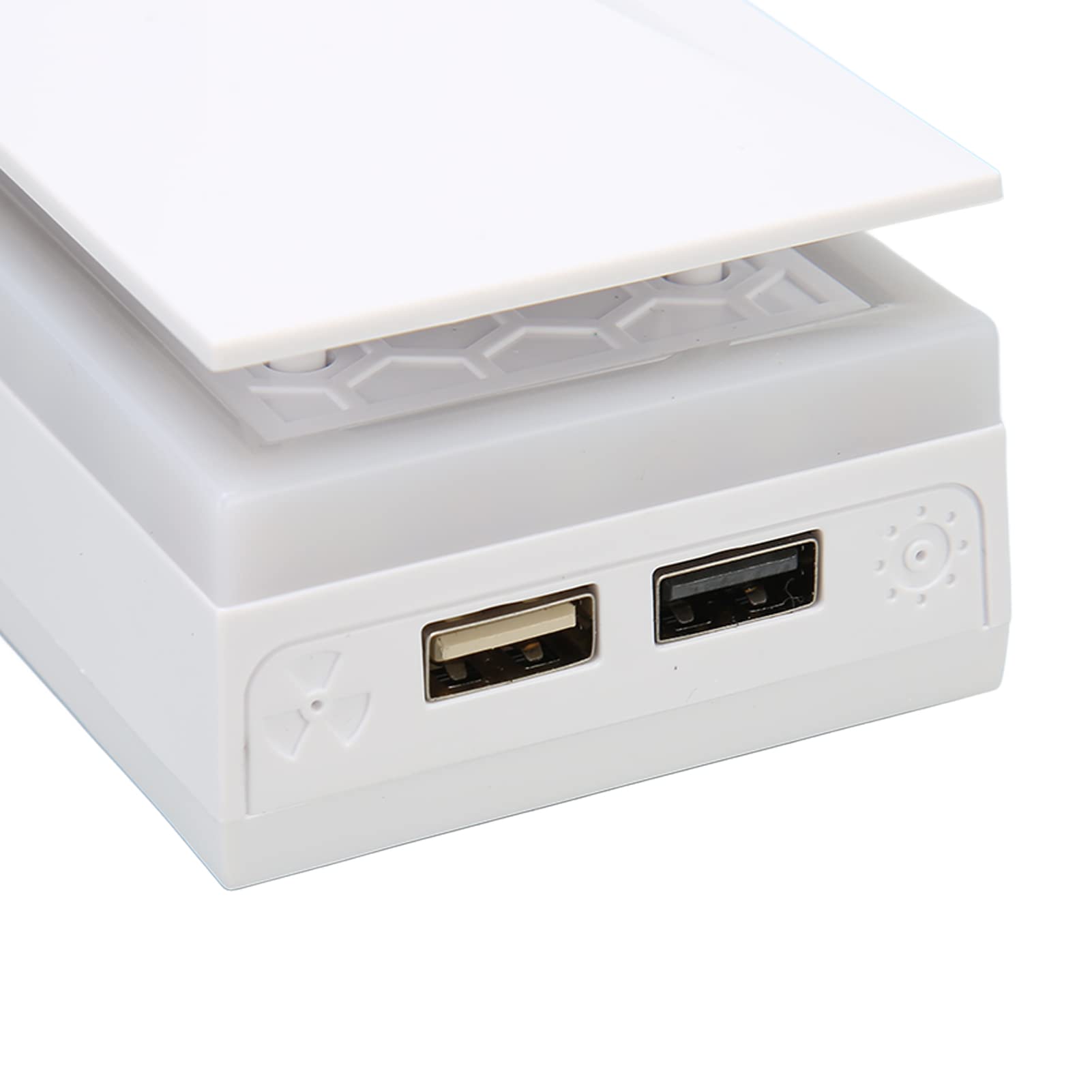 Ventilateur de Refroidissement pour Series S, Refroidisseur Externe à 2 Ports USB, 2 Ventilateurs de Refroidissement à Contrôle de Température Turbo, Ventilateur de Console
