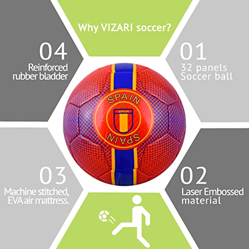 Vizari Spain Soccer Ball Size 5 #TOP2