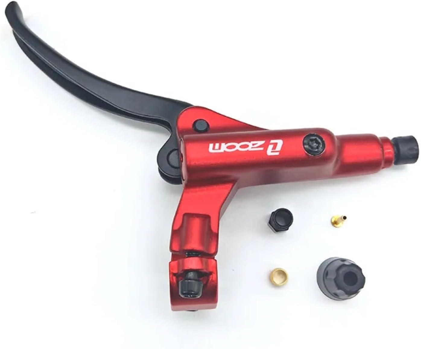 Akantor Zoom HB875 HB876 HB876E Replacement Hydraulic Brake Lever Without Caliper Bike Brake Repair Parts - Hydraulic Disc Brake Lever Rebuild Kit (1 Pair Handle, Black)