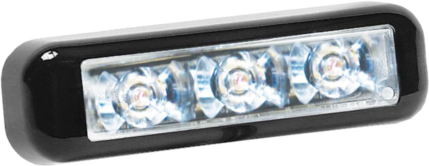 DLX3-B緊急照明 - ブルー、3ダイオードサーフェスマウント、12V