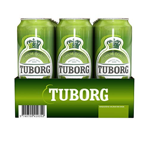 Tuborg Pilsener 1 Liter, Bier Dose Einweg (12 x 1.0 L) Dosenbier - Image 7