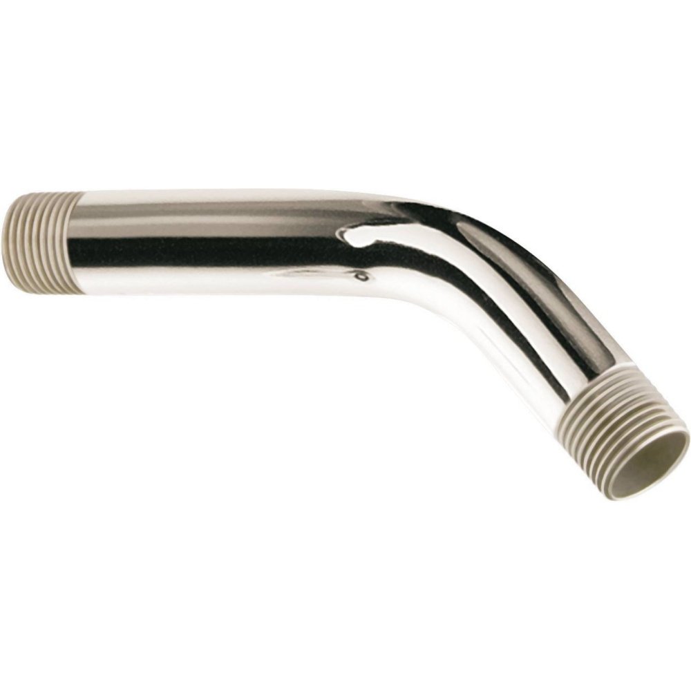 Brazo de ducha Moen 10154NL: elimine filtraciones con su rosca IPS de 1/2 y extensión de 6"