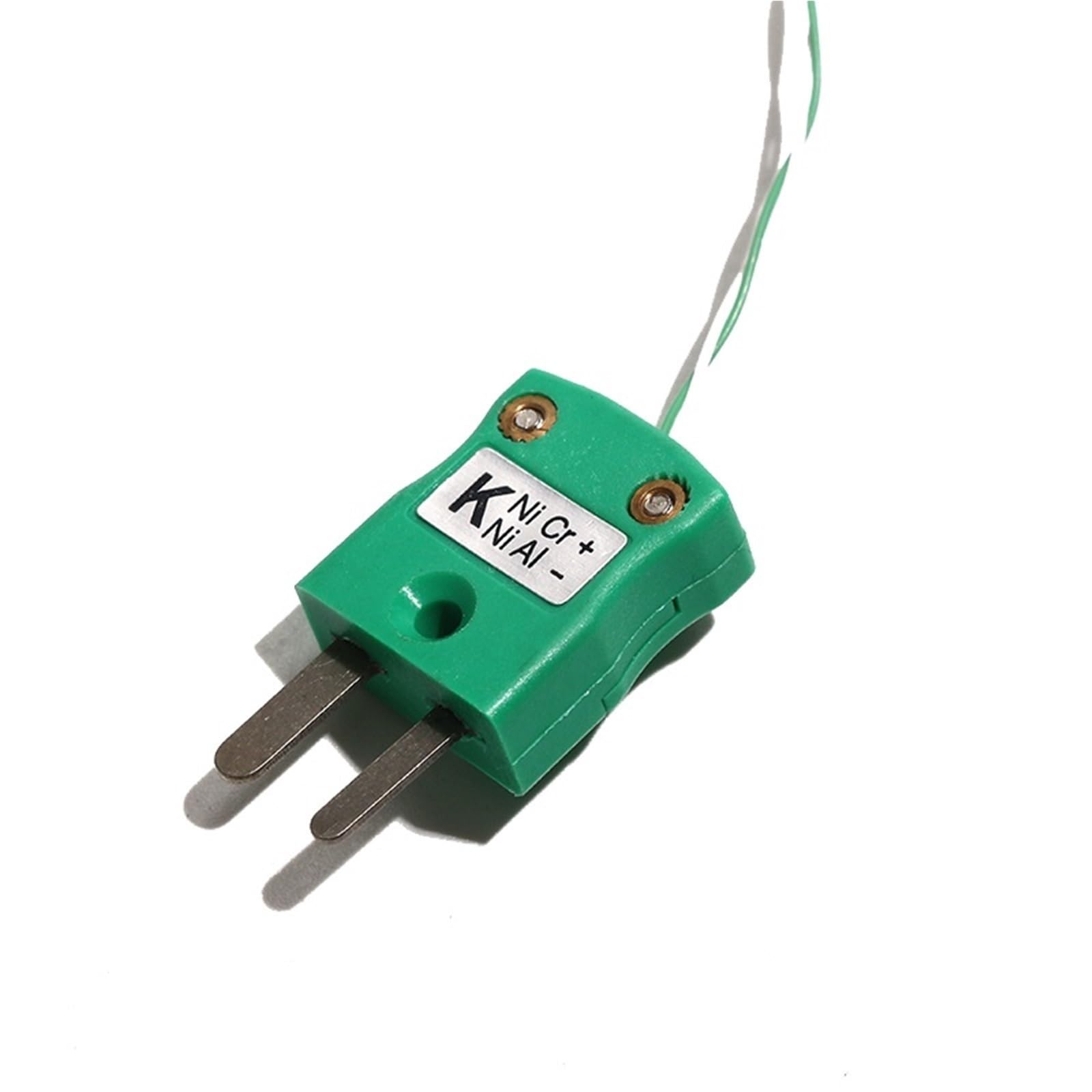 Części termopary typu K, przewód czujnika wysokiej temperatury z zielonym złączem, długość 0,5 do m, do ogrzewania i pomiaru(3m fiberclass wire)