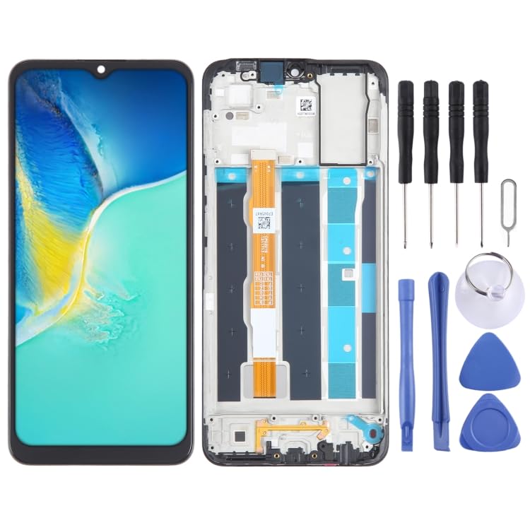 Écran LCD pour téléphone portable avec châssis intégré pour réparation de smartphone