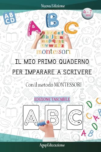 Il mio primo quaderno per imparare a scrivere con il metodo MONTESSORI