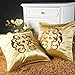GeWu888 Style Chinois ménage Broderie Oreiller Salon canapé Sieste Coussin d'or 45x45cm