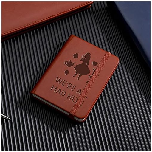 Alice in Wonderland leather notebook - Image 6